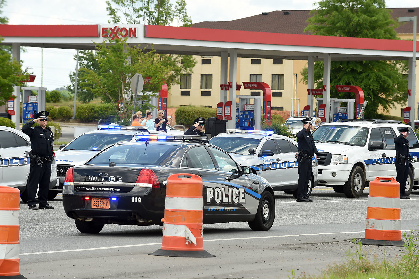 Processional for Mooresville Police Office Jordan Sheldon